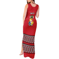 Tonga Heart Tribal Personalised Tank Maxi Dress Polynesian Patterns LT9 - Polynesian Pride