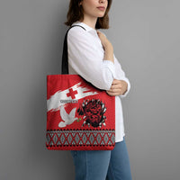 Tonga Heart Tribal Personalised Tote Bag Polynesian Patterns LT9 - Polynesian Pride