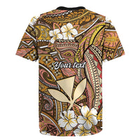 Personalised Hawaii Tribal Humpback Whale Rugby Jersey Melemele Hibiscus Seamless Pattern LT9 - Polynesian Pride
