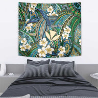 Personalised Hawaii Tribal Humpback Whale Tapestry Omaomao Hibiscus Seamless Pattern LT9 - Polynesian Pride