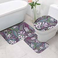 Personalised Hawaii Tribal Humpback Whale Bathroom Set Poni Hibiscus Seamless Pattern LT9 - Polynesian Pride