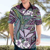 Personalised Hawaii Tribal Humpback Whale Hawaiian Shirt Poni Hibiscus Seamless Pattern LT9 - Polynesian Pride