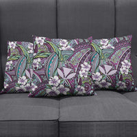 Personalised Hawaii Tribal Humpback Whale Pillow Cover Poni Hibiscus Seamless Pattern LT9 - Polynesian Pride