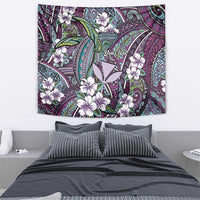 Personalised Hawaii Tribal Humpback Whale Tapestry Poni Hibiscus Seamless Pattern