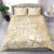 Custom Indo Fijians Bedding Set Fiji ke Hindustani Polyneisan Paisley Beige Style