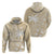 Custom Indo Fijians Hoodie Fiji ke Hindustani Polyneisan Paisley Beige Style