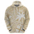 Custom Indo Fijians Hoodie Fiji ke Hindustani Polyneisan Paisley Beige Style