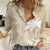 Custom Indo Fijians Women Casual Shirt Fiji ke Hindustani Polyneisan Paisley Beige Style
