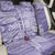 Custom Indo Fijians Back Car Seat Cover Fiji ke Hindustani Polyneisan Paisley Purple Style LT9