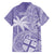 Custom Indo Fijians Family Matching Puletasi and Hawaiian Shirt Fiji ke Hindustani Polyneisan Paisley Purple Style