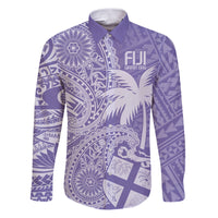 Custom Indo Fijians Family Matching Puletasi and Hawaiian Shirt Fiji ke Hindustani Polyneisan Paisley Purple Style