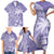 Custom Indo Fijians Family Matching Short Sleeve Bodycon Dress and Hawaiian Shirt Fiji ke Hindustani Polyneisan Paisley Purple Style