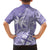 Custom Indo Fijians Family Matching Summer Maxi Dress and Hawaiian Shirt Fiji ke Hindustani Polyneisan Paisley Purple Style