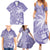 Custom Indo Fijians Family Matching Summer Maxi Dress and Hawaiian Shirt Fiji ke Hindustani Polyneisan Paisley Purple Style