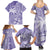 Custom Indo Fijians Family Matching Summer Maxi Dress and Hawaiian Shirt Fiji ke Hindustani Polyneisan Paisley Purple Style