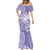 Custom Indo Fijians Mermaid Dress Fiji ke Hindustani Polyneisan Paisley Purple Style