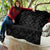 Queensland Maori Rugby Nga Hau e Wha Quilt Black Motif