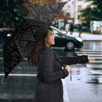 Queensland Maori Rugby Nga Hau e Wha Umbrella Black Motif - Polynesian Pride