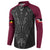 Queensland Maori Rugby Nga Hau e Wha Button Sweatshirt Maroon Motif