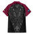 Queensland Maori Rugby Nga Hau e Wha Family Matching Puletasi and Hawaiian Shirt Maroon Motif