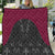 Queensland Maori Rugby Nga Hau e Wha Quilt Maroon Motif