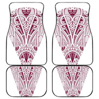 Queensland Maori Rugby Nga Hau e Wha Car Mats White Motif