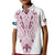 Queensland Maori Rugby Nga Hau e Wha Kid Polo Shirt White Motif