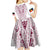 Queensland Maori Rugby Nga Hau e Wha Kid Short Sleeve Dress White Motif