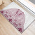 Queensland Maori Rugby Nga Hau e Wha Rubber Doormat White Motif