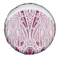 Queensland Maori Rugby Nga Hau e Wha Spare Tire Cover White Motif