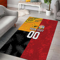 Custom British Lions-AUNZ Area Rug Australia-New Zealand Indigenous Motif