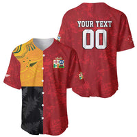 Custom British Lions-AUNZ Baseball Jersey Australia-New Zealand Indigenous Motif