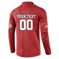 Custom British Lions-AUNZ Button Sweatshirt Australia-New Zealand Indigenous Motif LT9 - Polynesian Pride