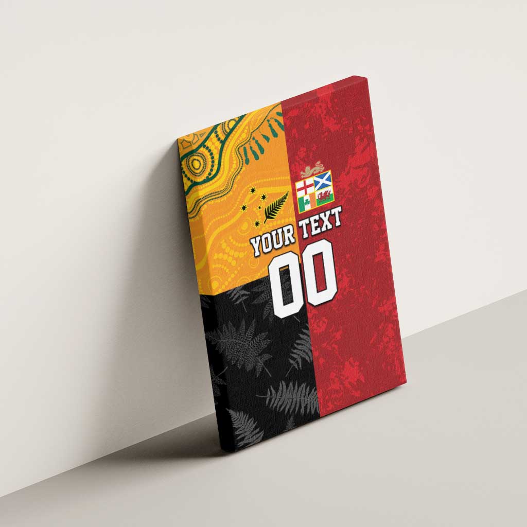 Custom British Lions-AUNZ Canvas Wall Art Australia-New Zealand Indigenous Motif LT9 - Polynesian Pride