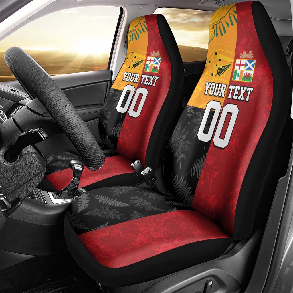 Custom British Lions-AUNZ Car Seat Cover Australia-New Zealand Indigenous Motif