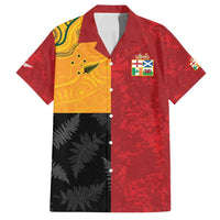 Custom British Lions-AUNZ Family Matching Summer Maxi Dress and Hawaiian Shirt Australia-New Zealand Indigenous Motif