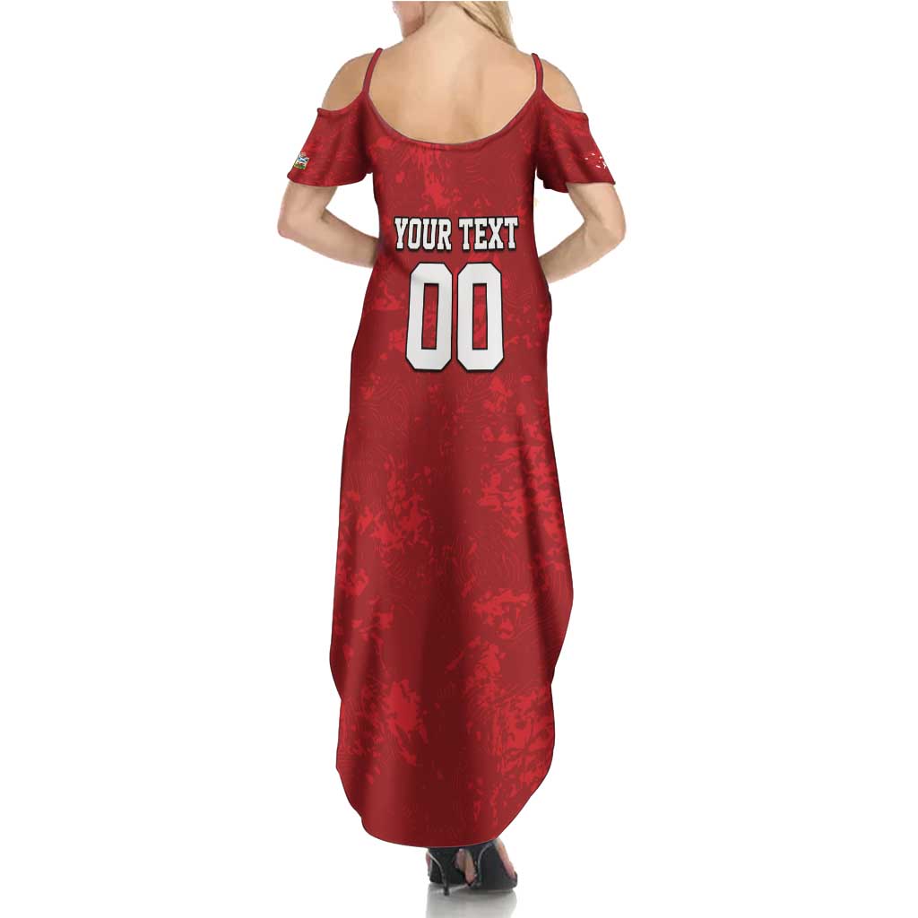 Custom British Lions-AUNZ Family Matching Summer Maxi Dress and Hawaiian Shirt Australia-New Zealand Indigenous Motif