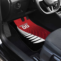 Custom British Lions New Zealand Car Mats Half Black Fern LT9 - Polynesian Pride