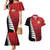 Custom British Lions New Zealand Couples Matching Mermaid Dress and Hawaiian Shirt Half Black Fern