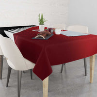 Custom British Lions New Zealand Tablecloth Half Black Fern LT9 - Polynesian Pride