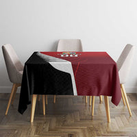 Custom British Lions New Zealand Tablecloth Half Black Fern LT9 - Polynesian Pride