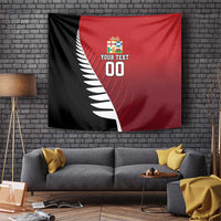 Custom British Lions New Zealand Tapestry Half Black Fern