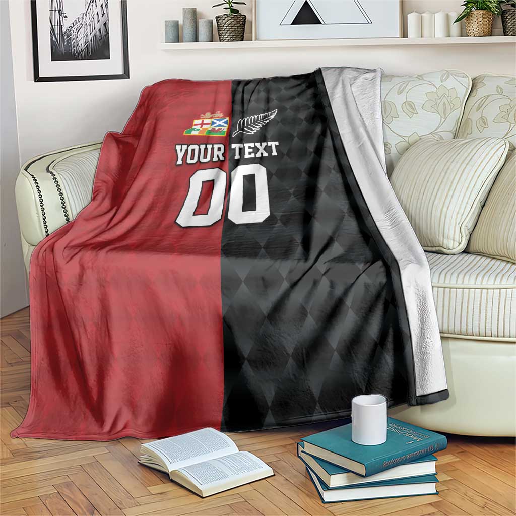 Custom British Lions New Zealand Blanket Sporty Style