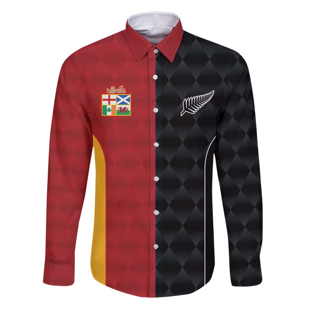 Custom British Lions New Zealand Family Matching Summer Maxi Dress and Hawaiian Shirt Sporty Style