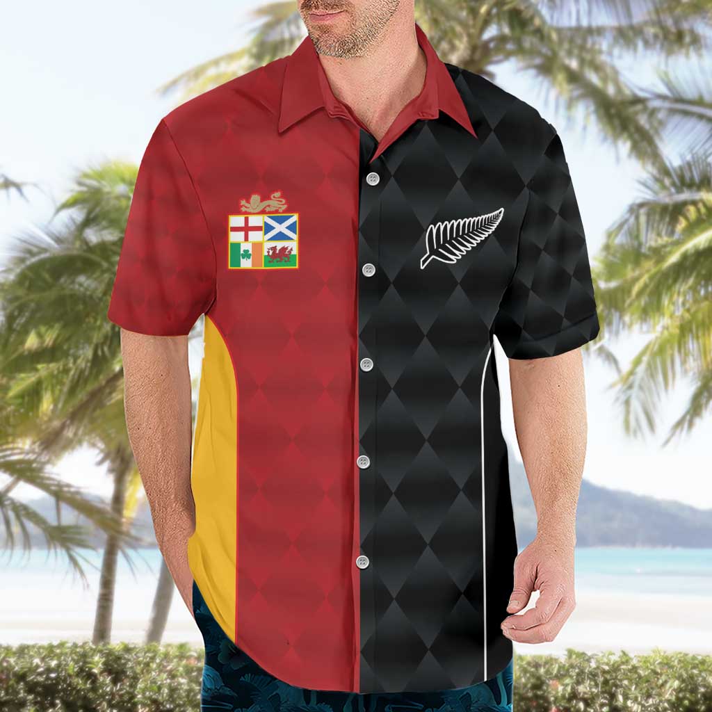 Custom British Lions New Zealand Hawaiian Shirt Sporty Style LT9 - Polynesian Pride