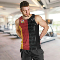 Custom British Lions New Zealand Men Tank Top Sporty Style LT9 Black - Polynesian Pride