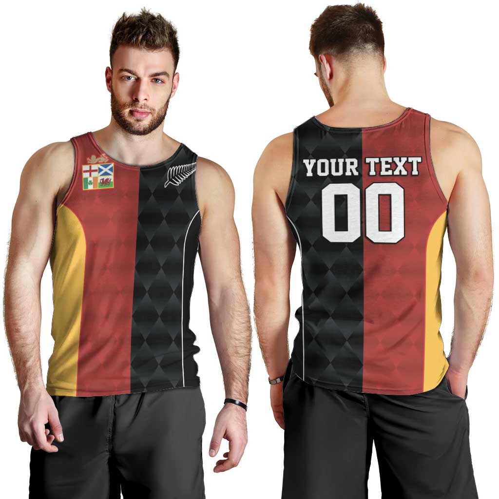 Custom British Lions New Zealand Men Tank Top Sporty Style LT9 - Polynesian Pride