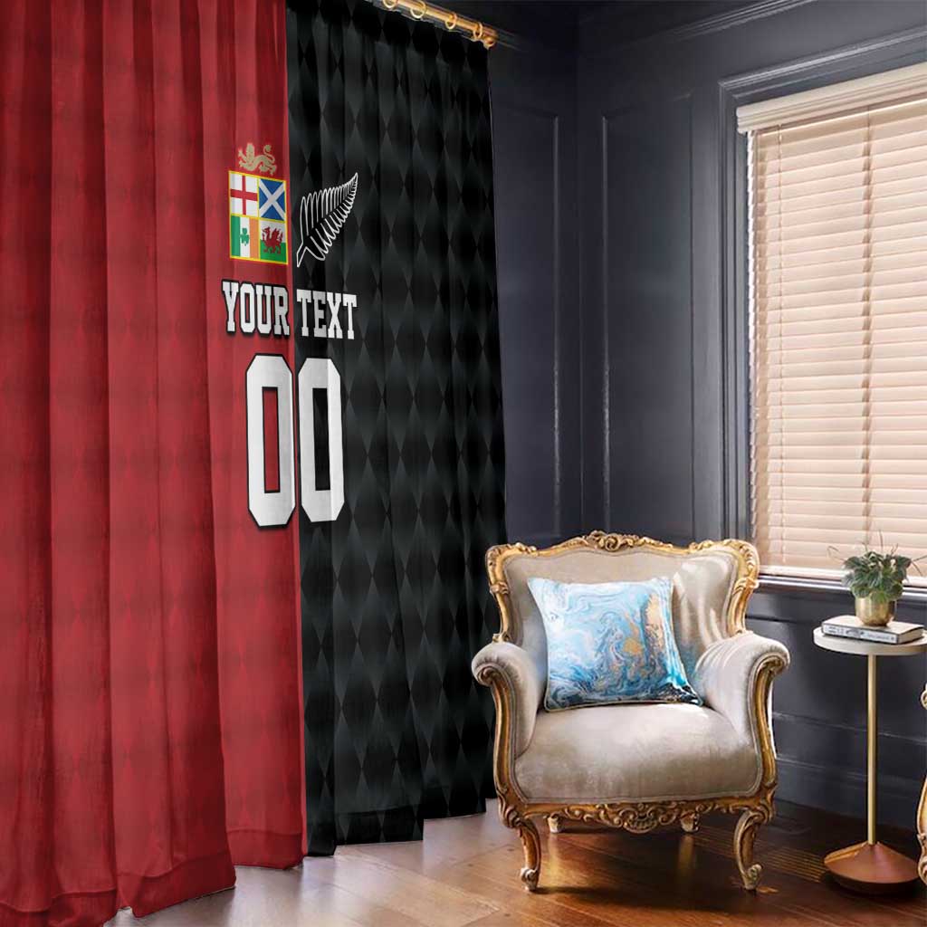 Custom British Lions New Zealand Window Curtain Sporty Style