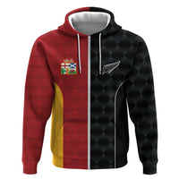 Custom British Lions New Zealand Zip Hoodie Sporty Style