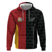 Custom British Lions New Zealand Zip Hoodie Sporty Style